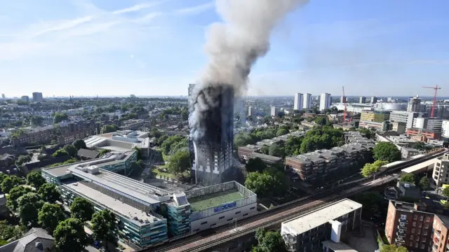 حريق في لندن