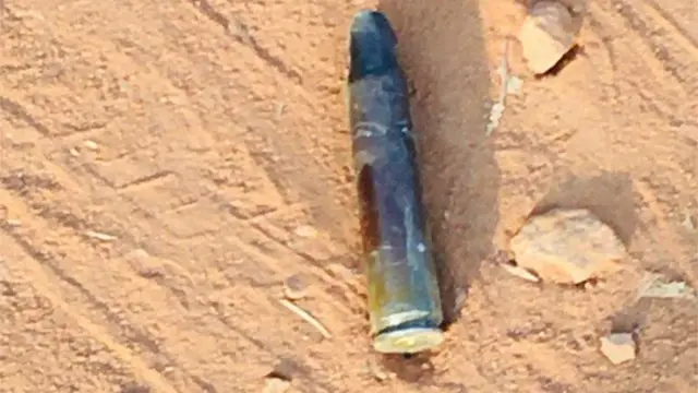 Ọkan lara awọn ọta ibọn ti awọn ajinigbe yin lasiko ti wọn n ṣe iṣẹ wọn