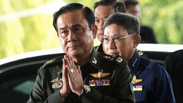 พล.อ.ประยุทธ์ จันทร์โอชา ถือเป็นหัวหน้าคณะรัฐประหารคนที่ 5 ในประวัติศาสตร์การเมืองไทย ที่ควบตำแหน่งนายกรัฐมนตรี