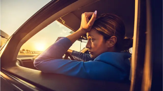 Женщина за рулем