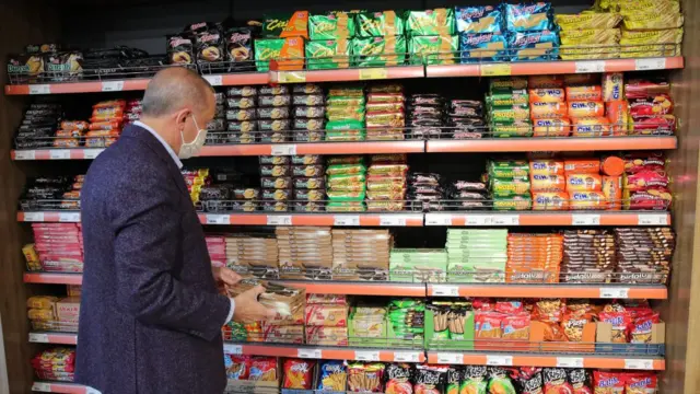 Erdoğan markette