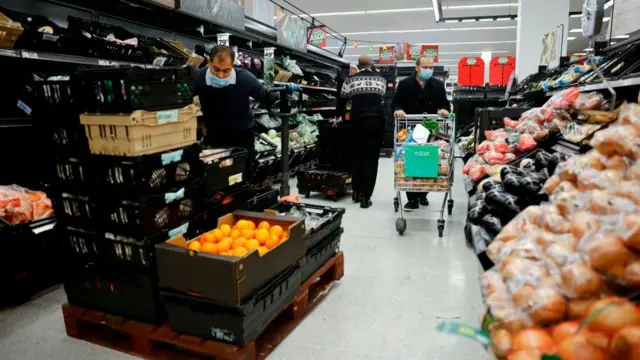 Supermercado en Reino Unido.