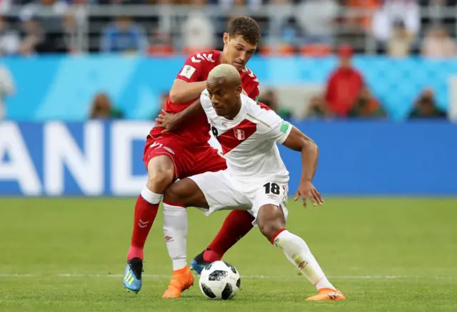 André Carrillo está siendo el mejor del partido hasta el momento.