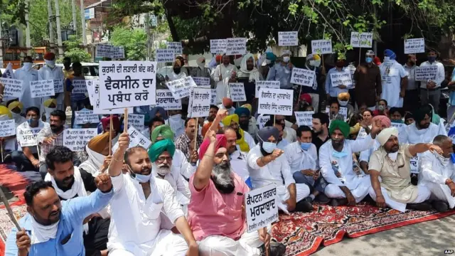 ਆਮ ਆਦਮੀ ਪਾਰਟੀ ਵੱਲੋਂ ਬਲਬੀਰ ਸਿੱਧੂ ਦੇ ਖਿਲਾਫ ਮੁਜ਼ਾਹਰਾ ਕੀਤਾ ਗਿਆ