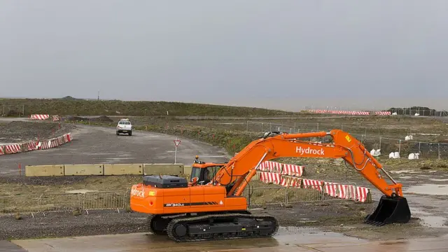 Terreno donde se construiría la planta nuclear.