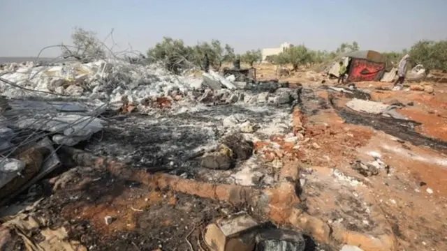 ইদলিবের যে জায়গায় মার্কিন অভিযান হয়েছে বলে বলা হচ্ছে