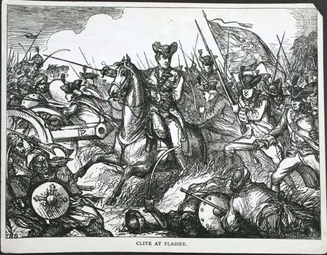 پلاسی کی جنگ کا ایک منظر