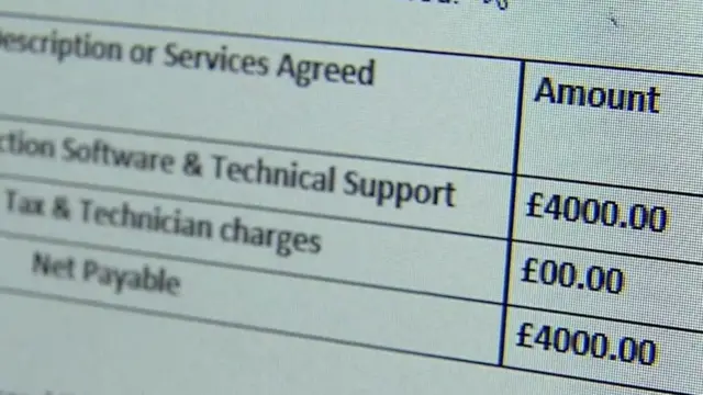 facturas de la estaba