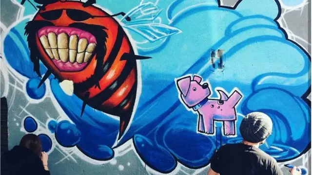 Slikanje murala u Brčkom