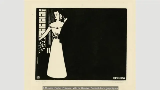 《亲密关系V：金钱》（Intimacies V: Money）, 1898, 费利克斯·瓦洛顿。
