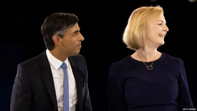 ऋषि सुनर और लिज़ ट्रस