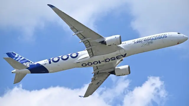 A350-1000 на Ле Бурже