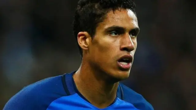Le défenseur français du Real Madrid, Raphaël Varane