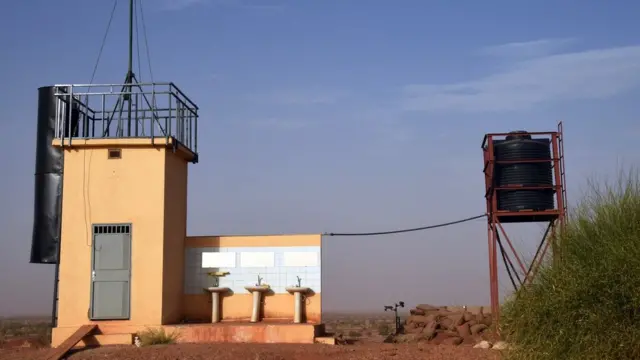 Latrines au Mali.