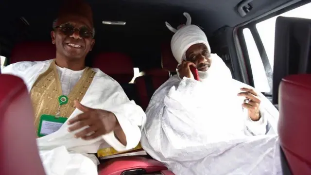 Gwamna El-Rufa'i da Sarki Muhammadu Sanusi II mai murabus