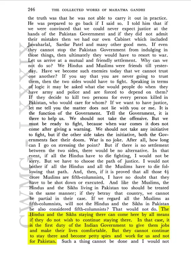 గాంధీ ప్రకటన మోదీ