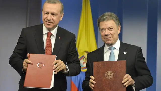 Erdogan y Santos