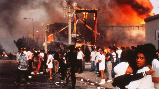 Столкновения в Лос-Анджелесе