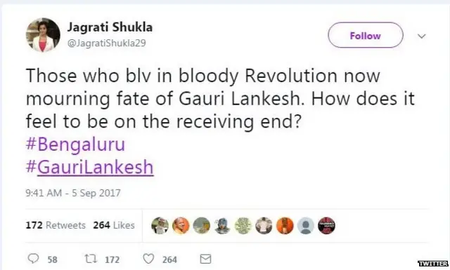 गौरी लंकेश, हत्या, पत्रकार, वामपंथी, हिंदूवादी, दक्षिणपंथी, सोशल मीडिया