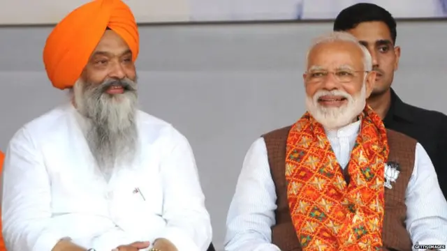 ਪ੍ਰੇਮ ਸਿੰਘ ਚੰਦੂਮਾਜਰਾ ਅਤੇ ਨਰਿੰਦਰ ਮੋਦੀ