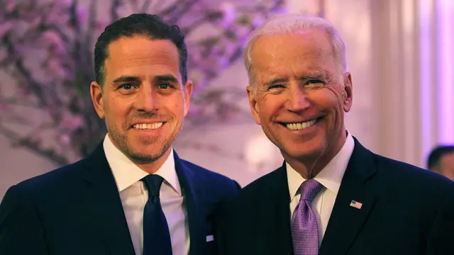 Hunter y Joe Biden