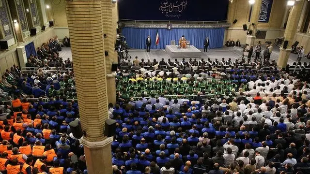 مراسم هفته کارگر در بیت رهبری