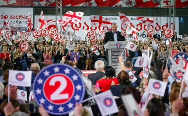 Выступление кандидата от оппозиции