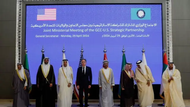 بلينكن اجتمع مع وزراء خارجية مجلس التعاون الخليجي الاثنين في الرياض