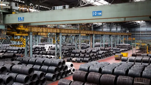 포스코 공장 내부