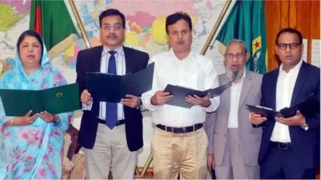 বিএনপির চার জন সংসদ সদস্য সোমবার শপথ নেন