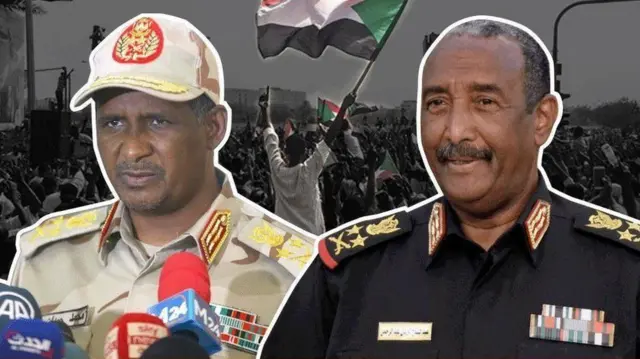 ጀነራል መሓመድ ሓምዳን ደጋሎን ጀነራል ዓብዱል ፈታሕ ኣልቡርሃንን