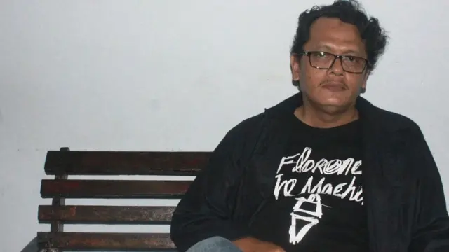 Indro, warga desa Sardonoharjo.