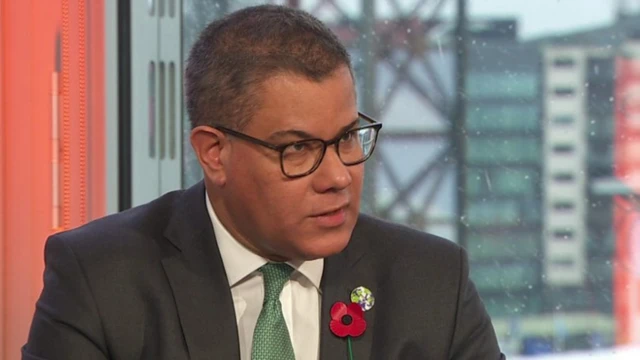 Alok Sharma mu kiganiro Andrew Marr Show kuri BBC One