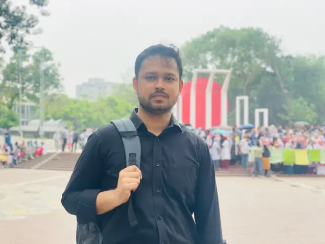 পোস্ট গ্র্যাজুয়েট প্রাইভেট ট্রেইনি ডক্টরস অ্যাসোসিয়েশনের সভাপতি ডা. জাবির হোসেন