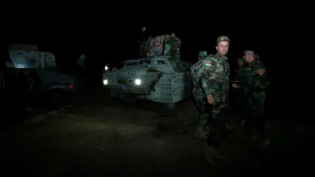 په عملیاتو کې د کردانو (پیشمرګه) ځواکونو هم ګډون کړی