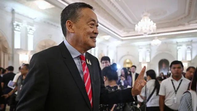 Srettha Thavisin, Thailand's prime minister, during the Thailand Economic Outlook 2024 conference in Bangkok, Thailand