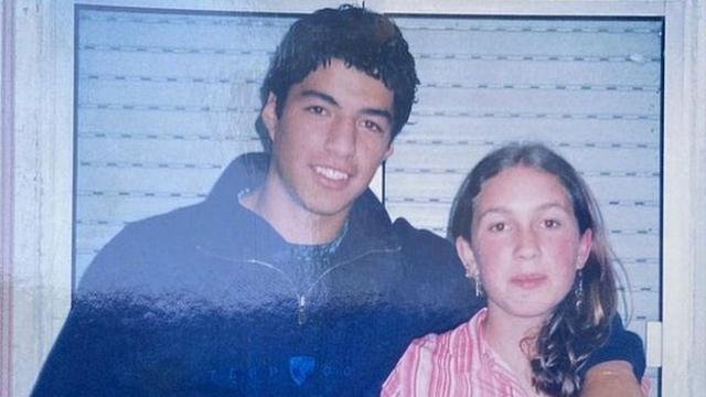 Luiz Suarez and wife Sofia