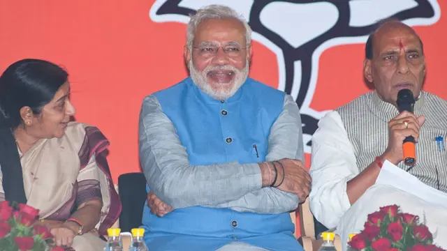 नरेंद्र मोदी, सुषमा स्वराज और राजनाथ सिंह