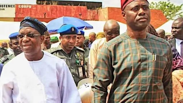 Engr Remi Olaniyan ati Gomina Seyi Makinde