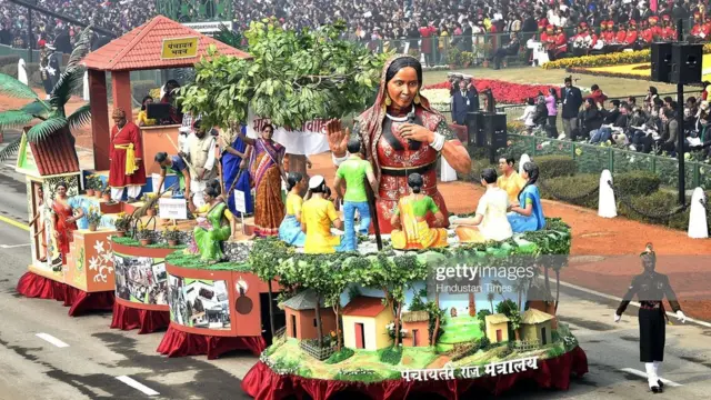 రిపబ్లిక్ డే పరేడ్లో పంచాయతీ రాజ్ శాఖ శకటం