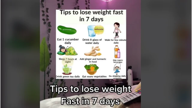 Tik toker list out food to suggest how to loose weight