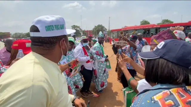Aworan ibi ipade idibo ẹgbẹ oṣelu PDP nilu Abuja