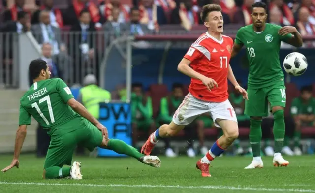 Partido Rusia vs. Arabia Saudita