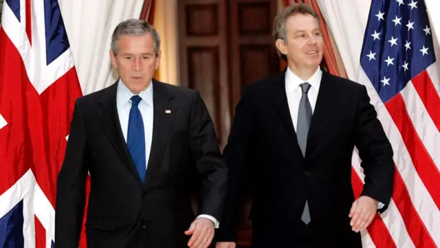 喬治布希與東尼布萊爾