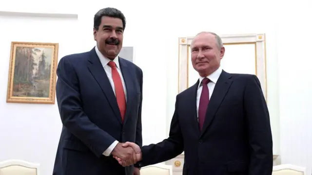 Nicolás Maduro e Vladimir Putin