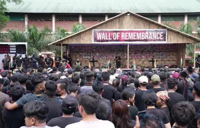 કુકી સમુદાયના મૃતકો માટે યોજાઈ હતી શોકસભા