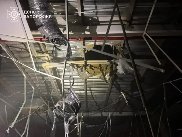 Наслідки удару по Запоріжжю