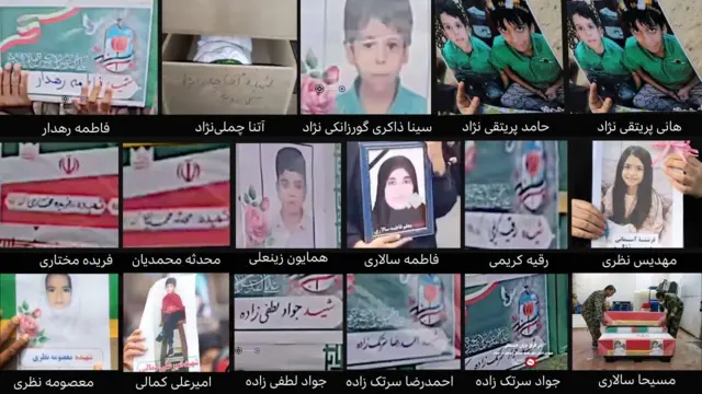 بخش راستی‌آزمایی بی‌بی‌سی با بررسی عکس‌ها و ویدیوهایی که از تابوت‌ها و مراسم خاکسپاری کشته‌شدگان منتشر شده است و همچنین گفتگو با نزدیکان هویت ۴۹ نفر از ۱۶۸ کشته را شناسایی کرده است