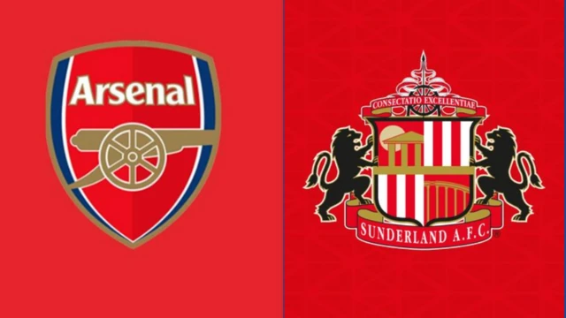 የአርሰናል እና ሰንደርላንድ ሎጎ 