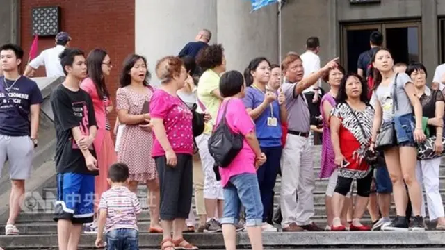 赴台旅游的陆客